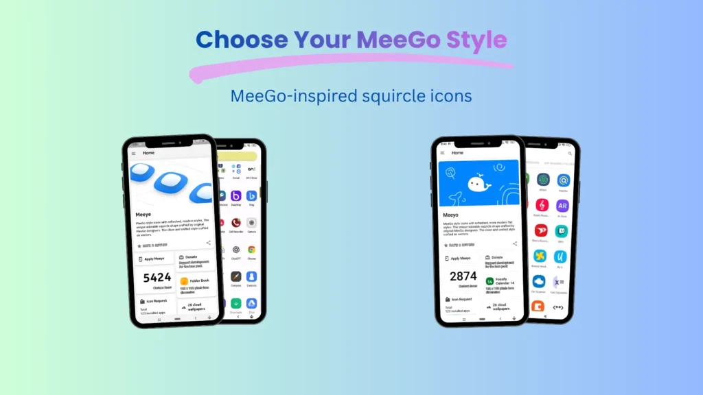 Choose your meego icon pack style