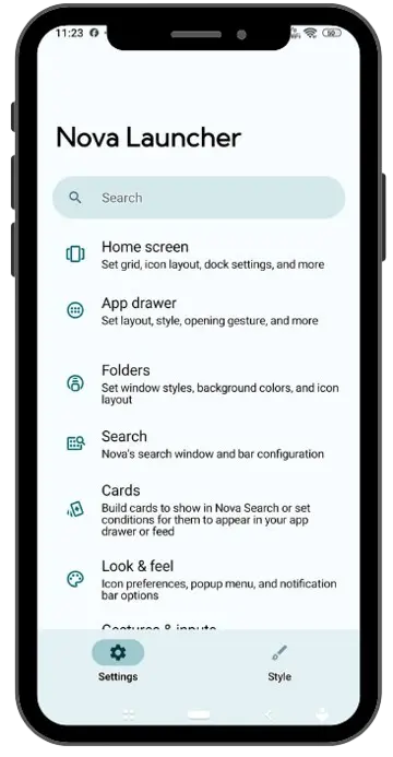 Nova-Launcher-preview-on-Android